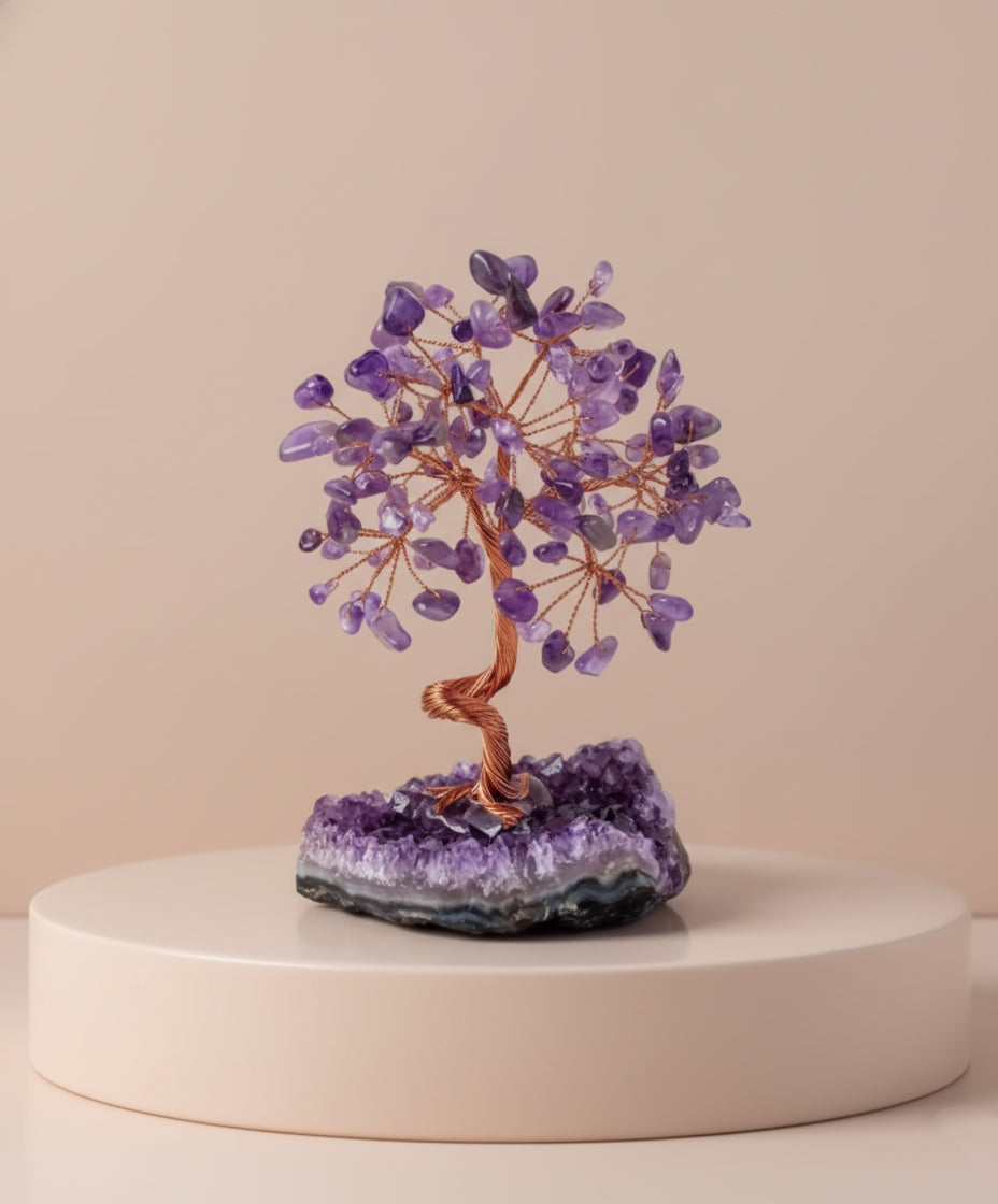 Arbre de Fortune en Améthyste Naturelle