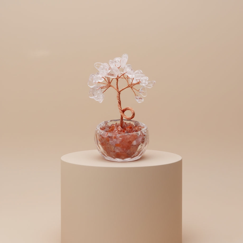 Arbre de Vie 80mm avec son pot en Pierres Naturelles