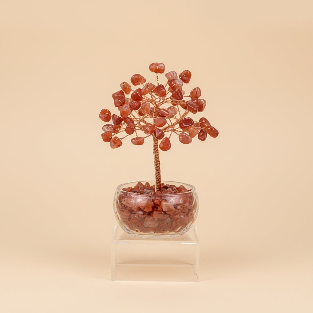 Arbre de Vie 80mm avec son pot en Pierres Naturelles