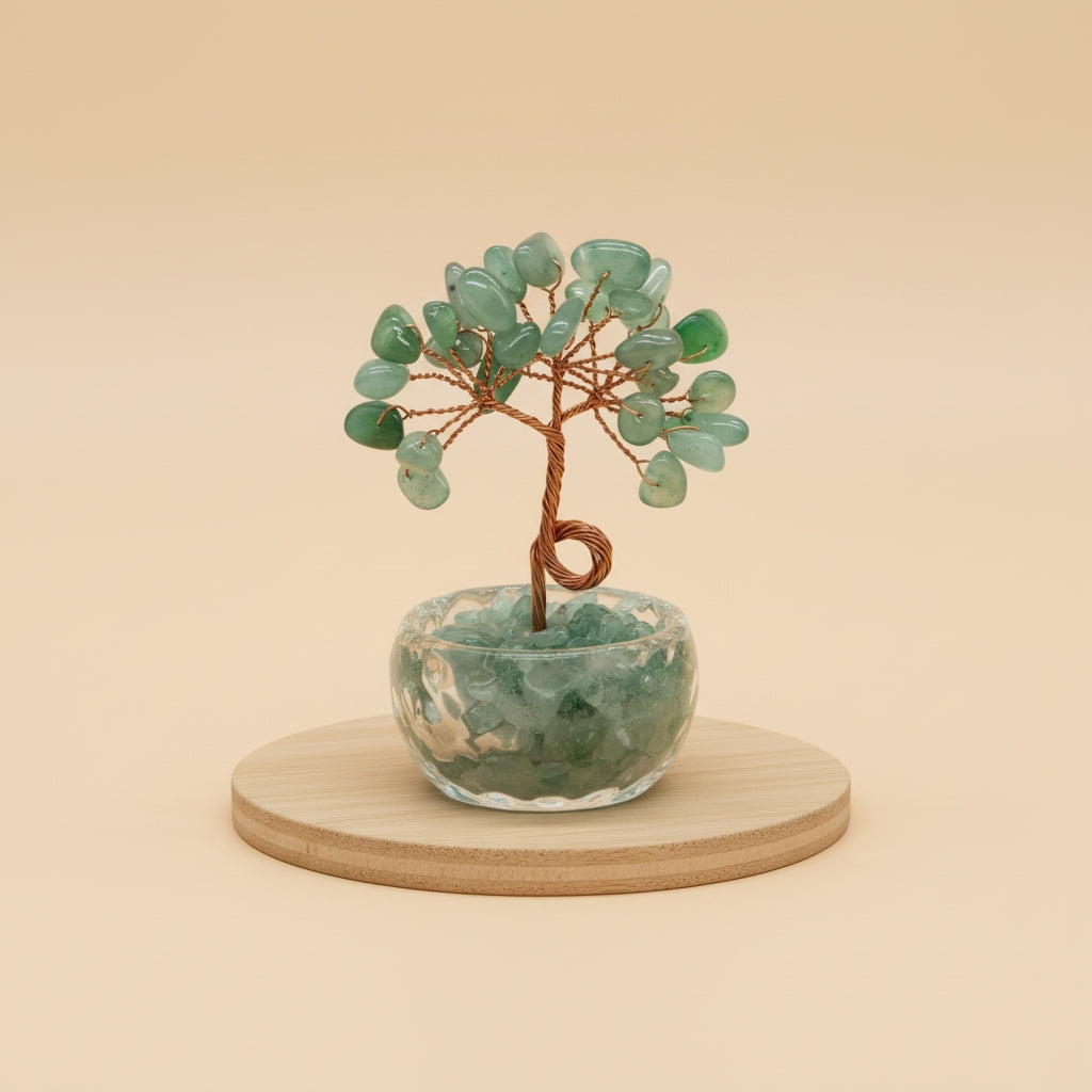 Arbre de Vie 80mm avec son pot en Pierres Naturelles