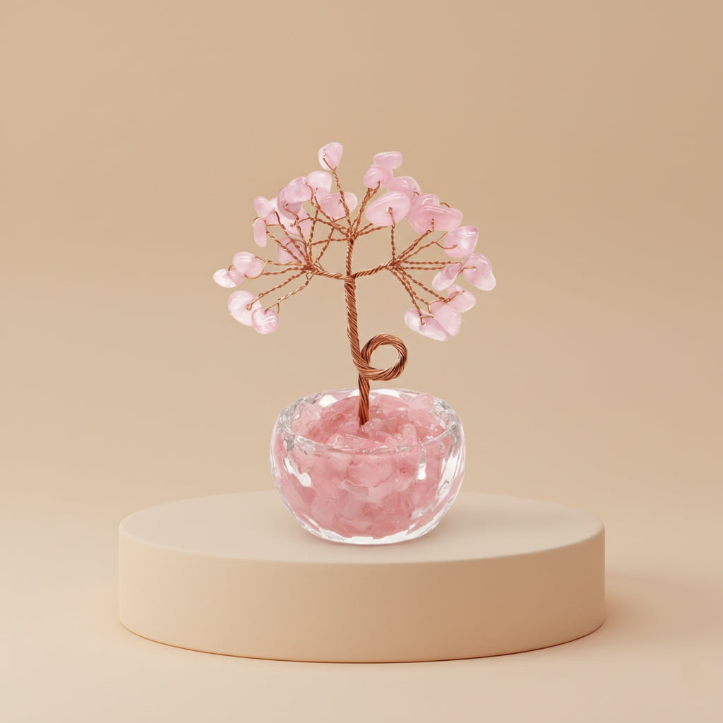 Arbre de Vie 80mm avec son pot en Pierres Naturelles