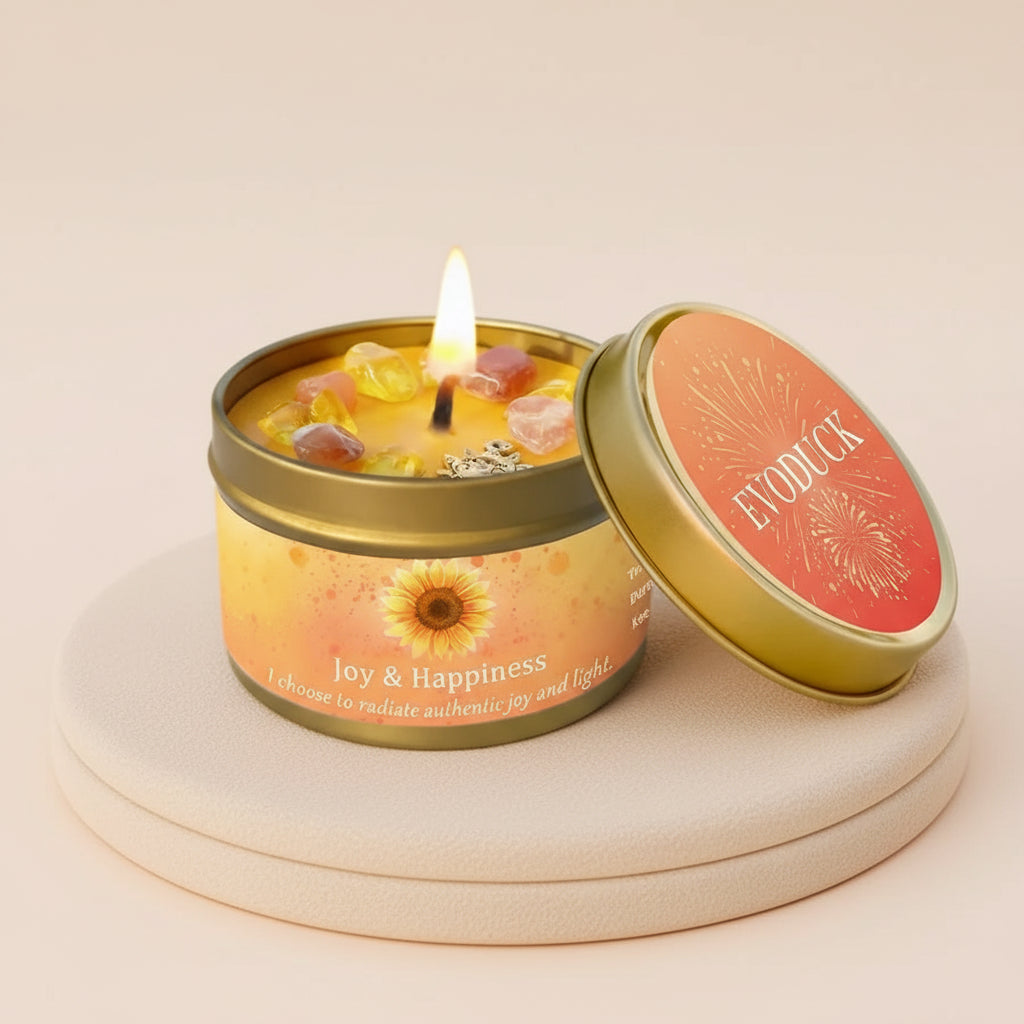 Bougie Sacrée joie et bonheur