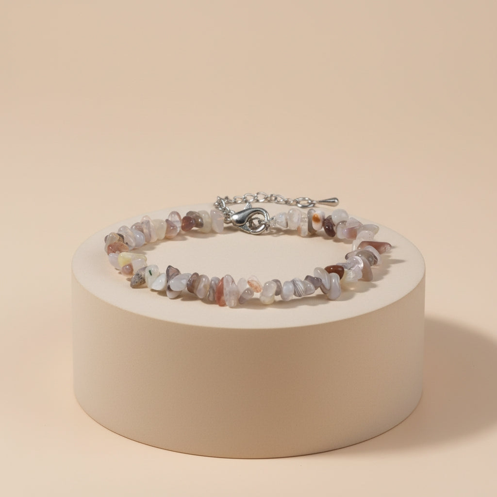 Bracelet Argent en Pierres Naturelles