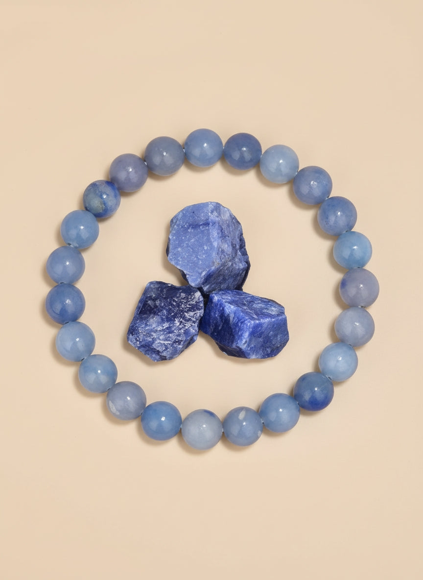 Bracelet en Pierres rondes Naturelles