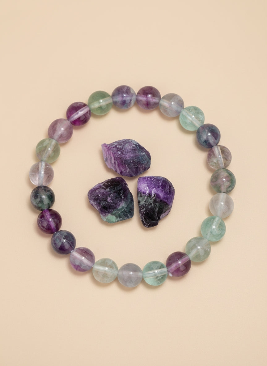 Bracelet en Pierres rondes Naturelles