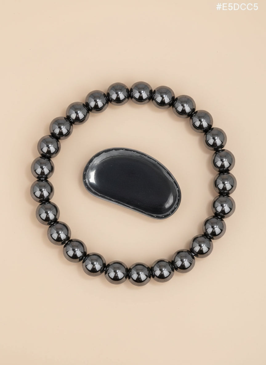 Bracelet en Pierres rondes Naturelles