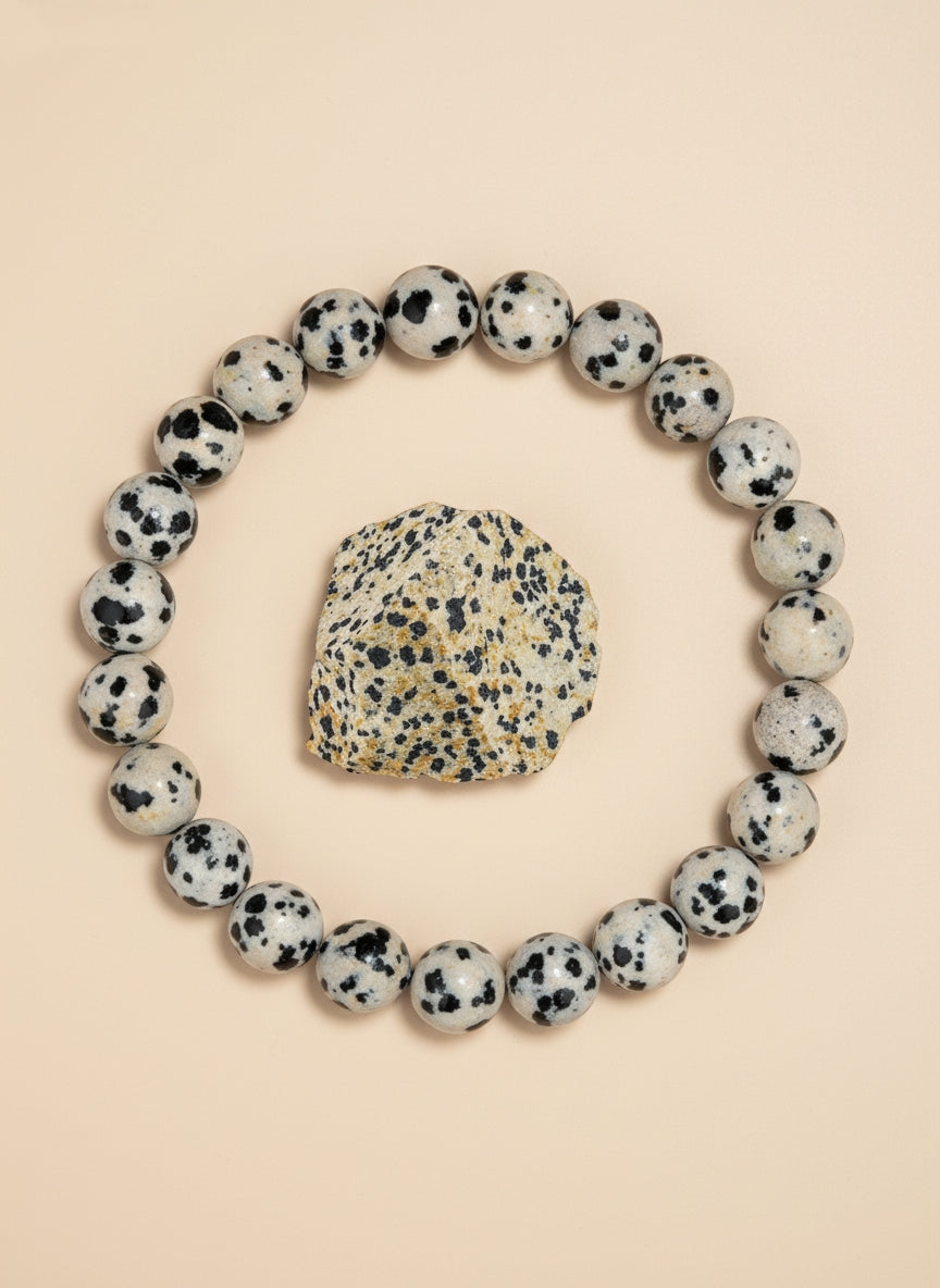 Bracelet en Pierres rondes Naturelles