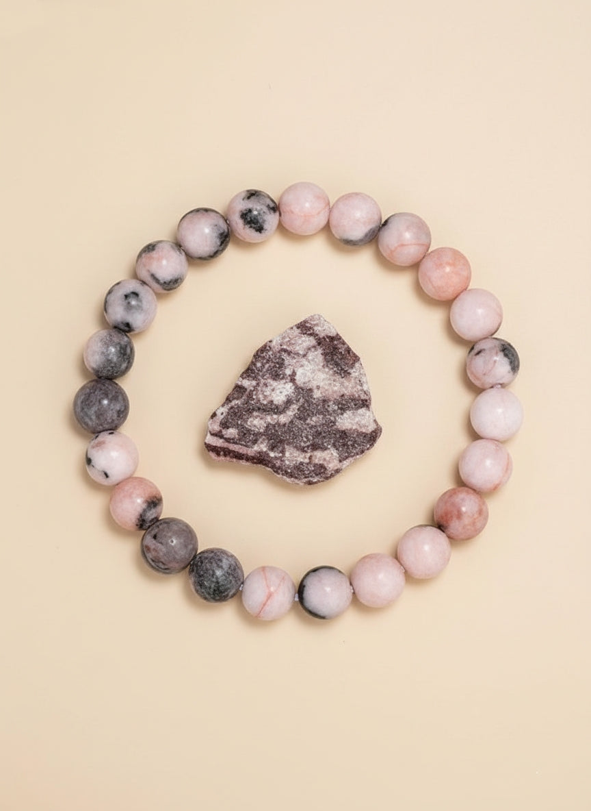 Bracelet en Pierres rondes Naturelles