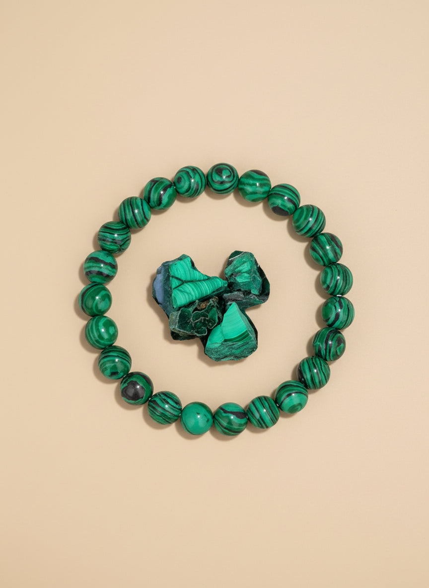 Bracelet en Pierres rondes Naturelles
