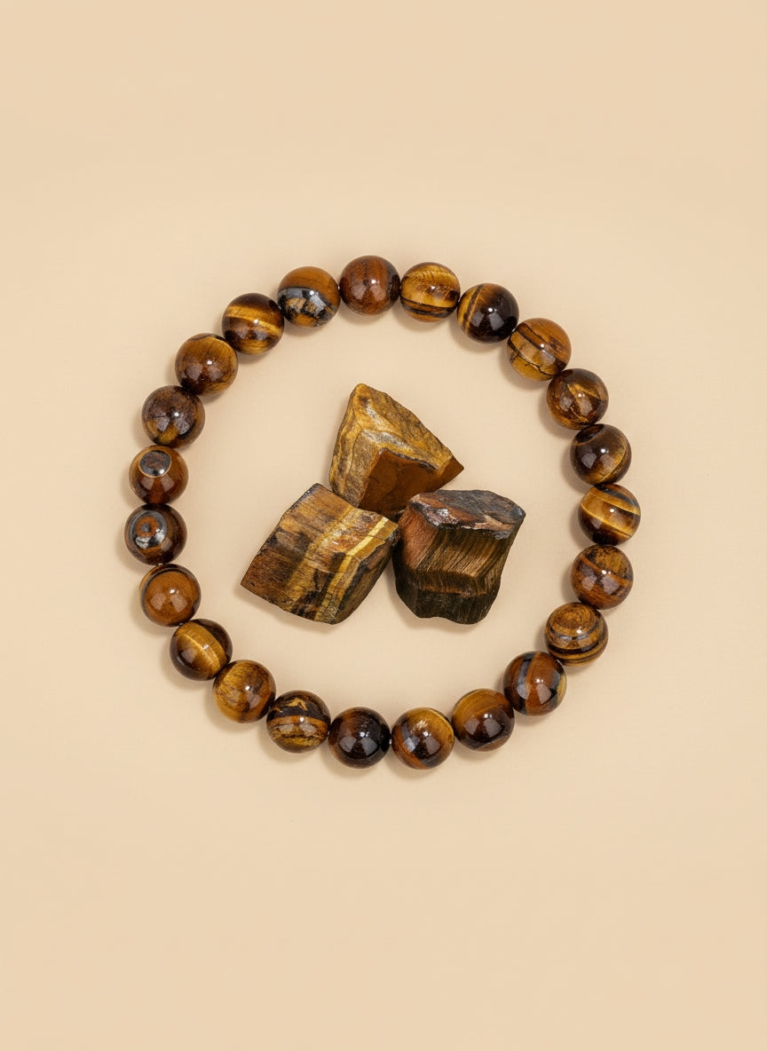 Bracelet en Pierres rondes Naturelles