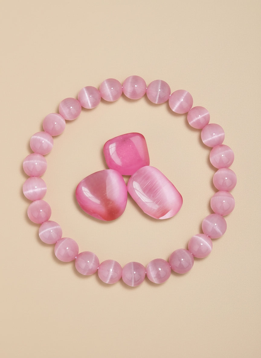 Bracelet en Pierres rondes Naturelles