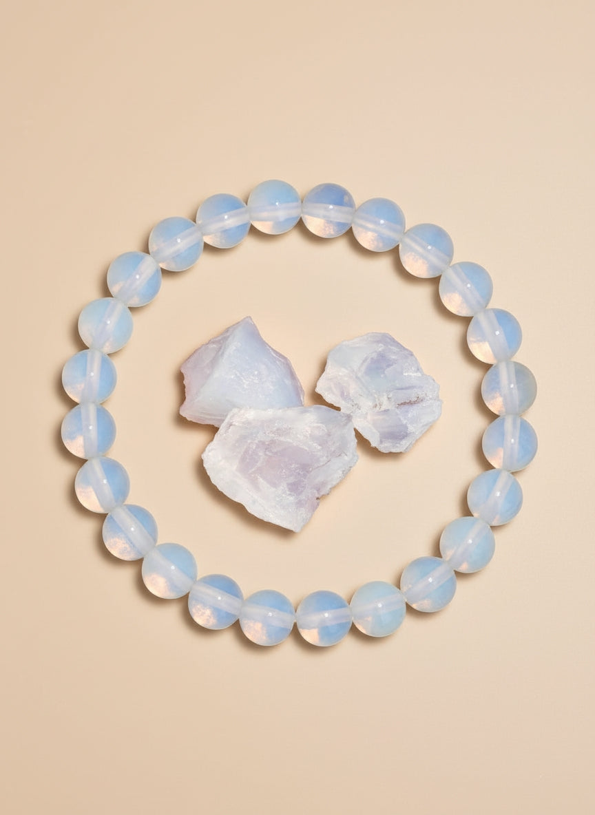 Bracelet en Pierres rondes Naturelles