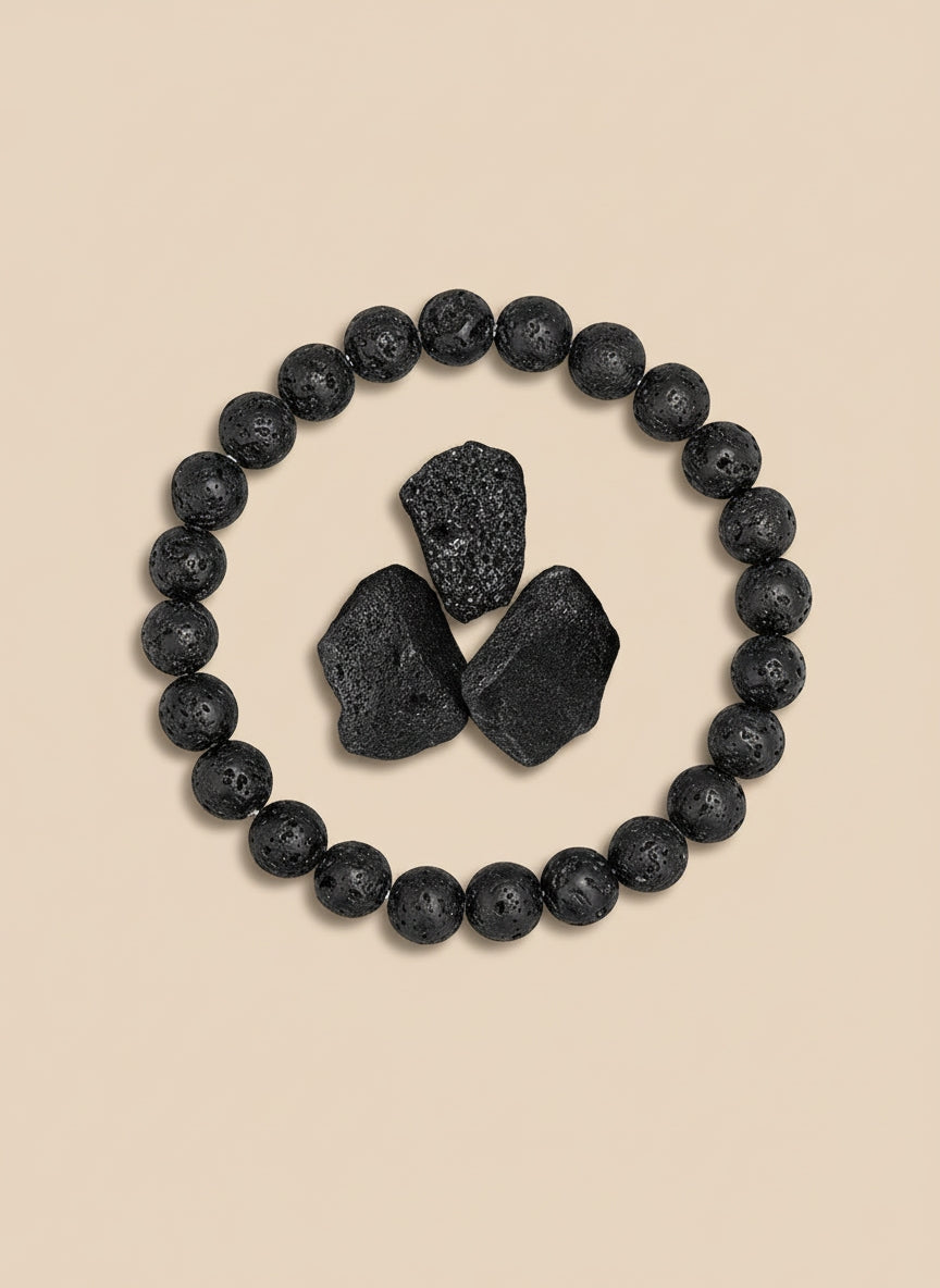 Bracelet en Pierres rondes Naturelles