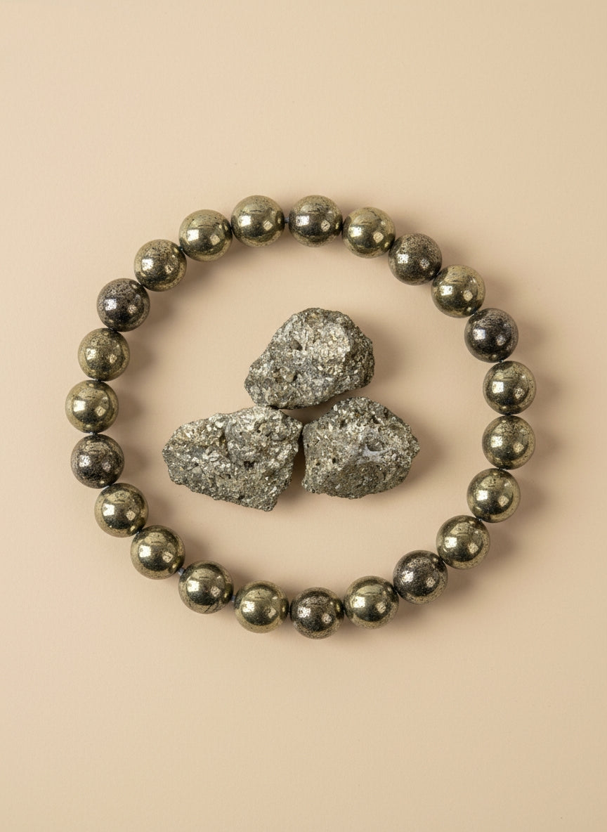 Bracelet en Pierres rondes Naturelles