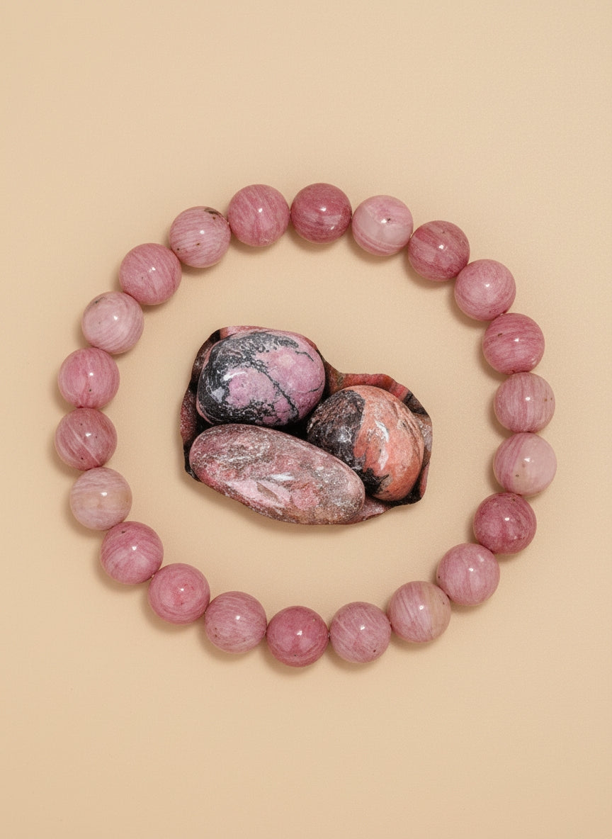 Bracelet en Pierres rondes Naturelles