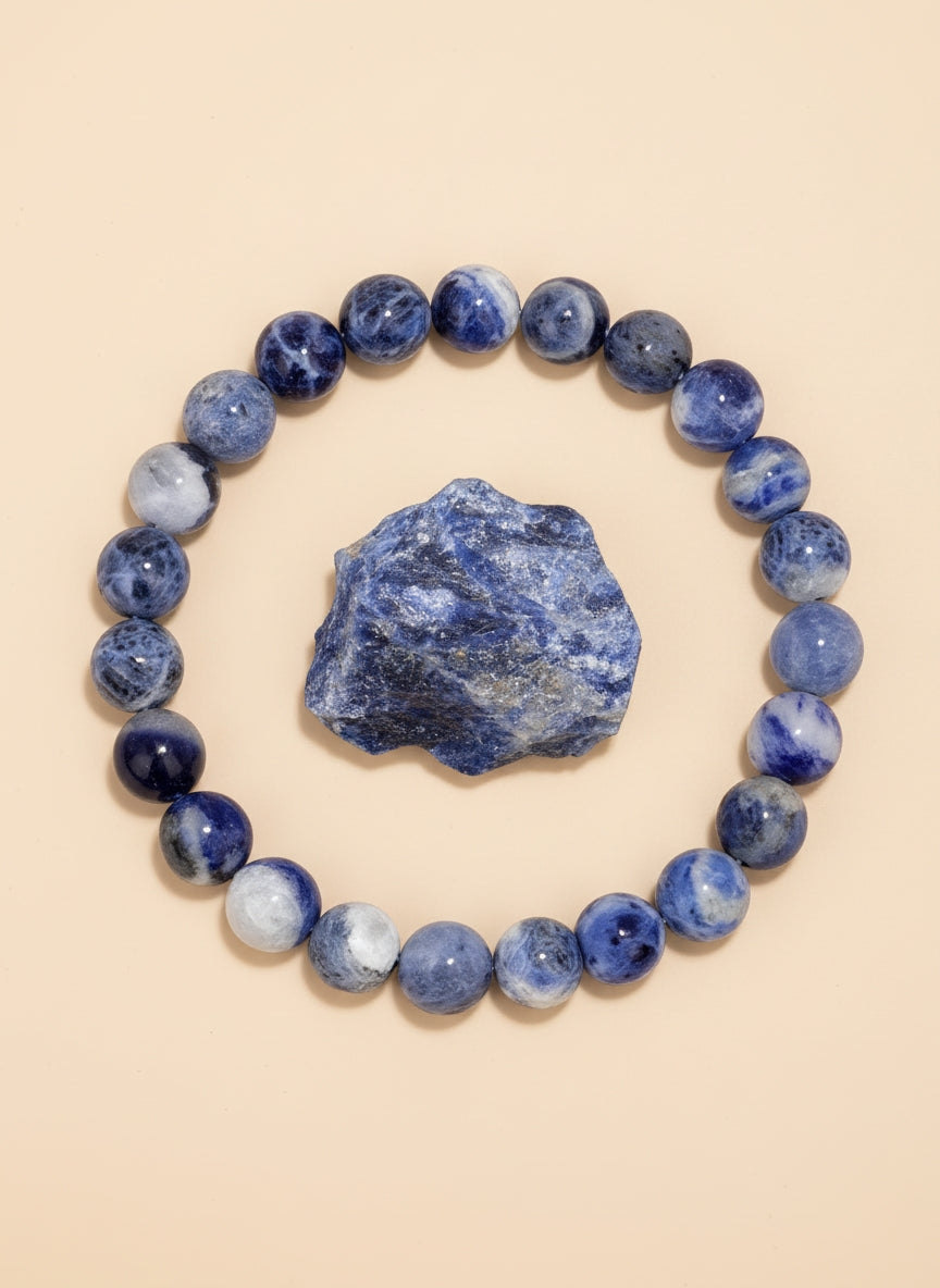 Bracelet en Pierres rondes Naturelles