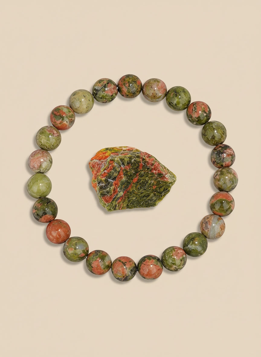 Bracelet en Pierres rondes Naturelles