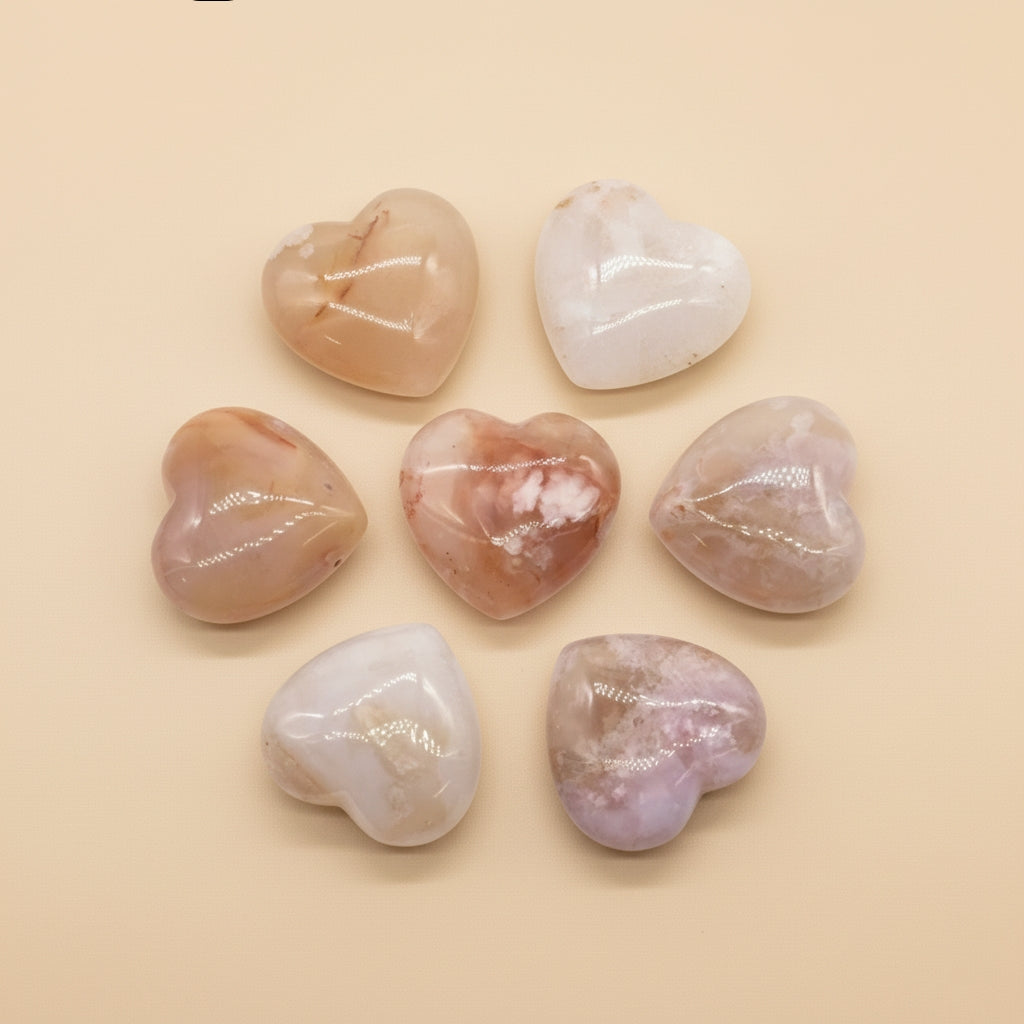 Cœur en pierre naturelle (Améthyste, Citrine, Aventurine...) – Pierre de bien-être et d’amour