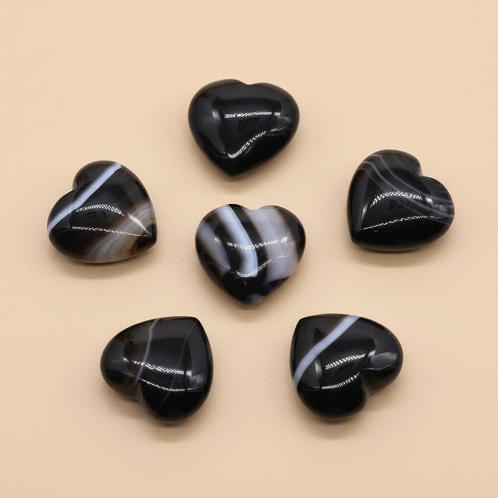 Cœur en pierre naturelle (Améthyste, Citrine, Aventurine...) – Pierre de bien-être et d’amour