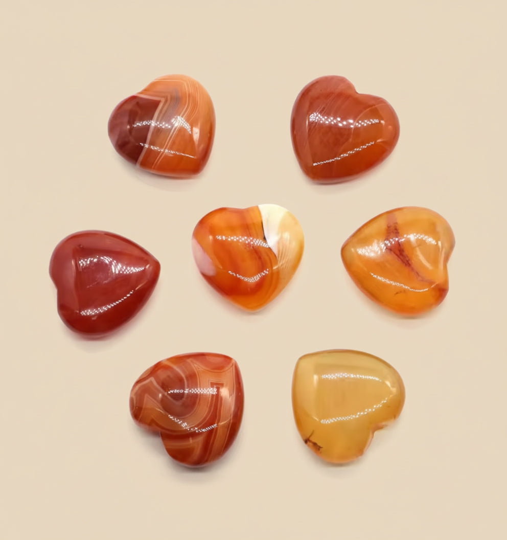 Cœur en pierre naturelle (Améthyste, Citrine, Aventurine...) – Pierre de bien-être et d’amour