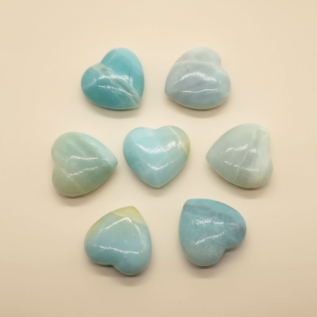 Cœur en pierre naturelle (Améthyste, Citrine, Aventurine...) – Pierre de bien-être et d’amour