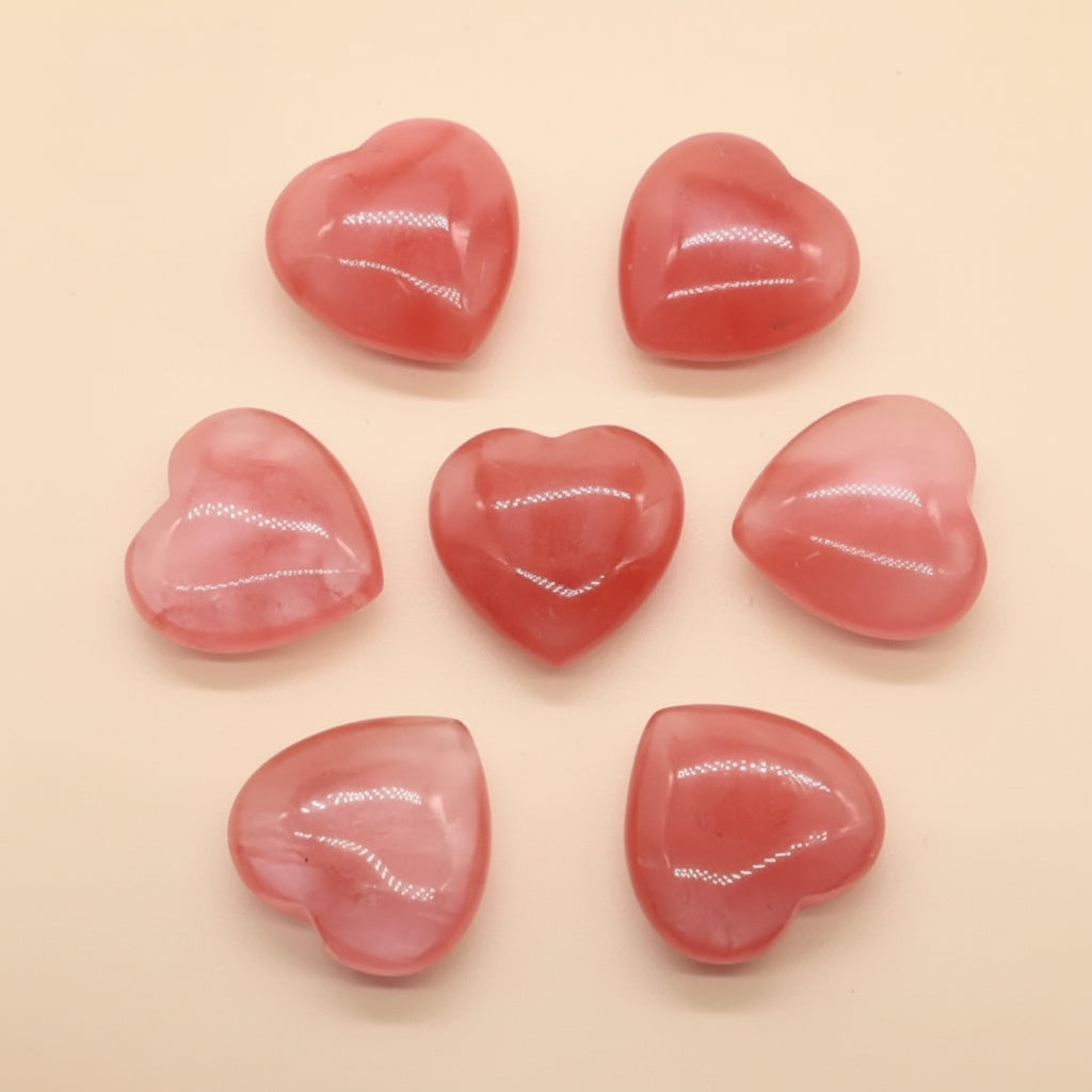 Cœur en pierre naturelle (Améthyste, Citrine, Aventurine...) – Pierre de bien-être et d’amour