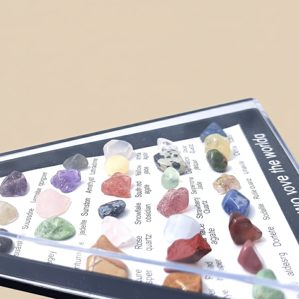 Coffret Collection de Pierres Naturelles