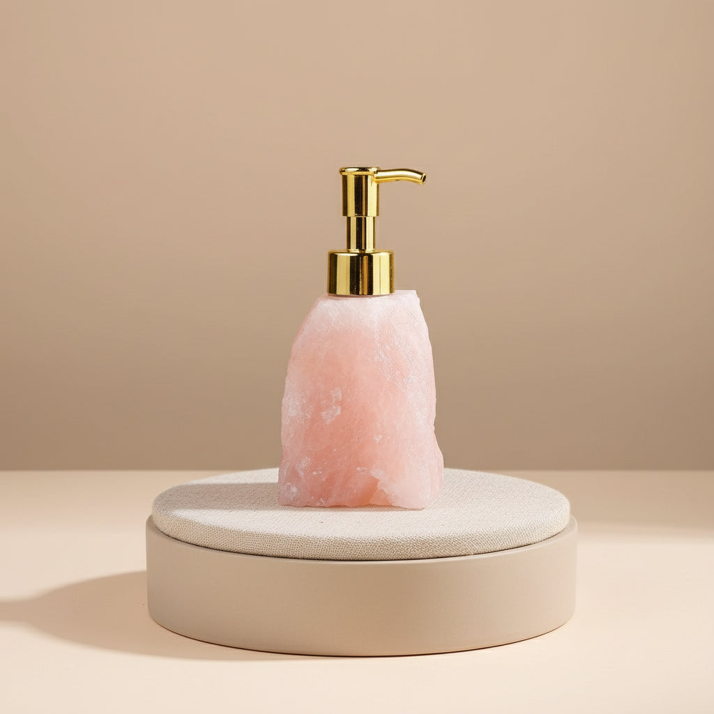 Distributeur de Savon en Pierre Naturelle Brute
