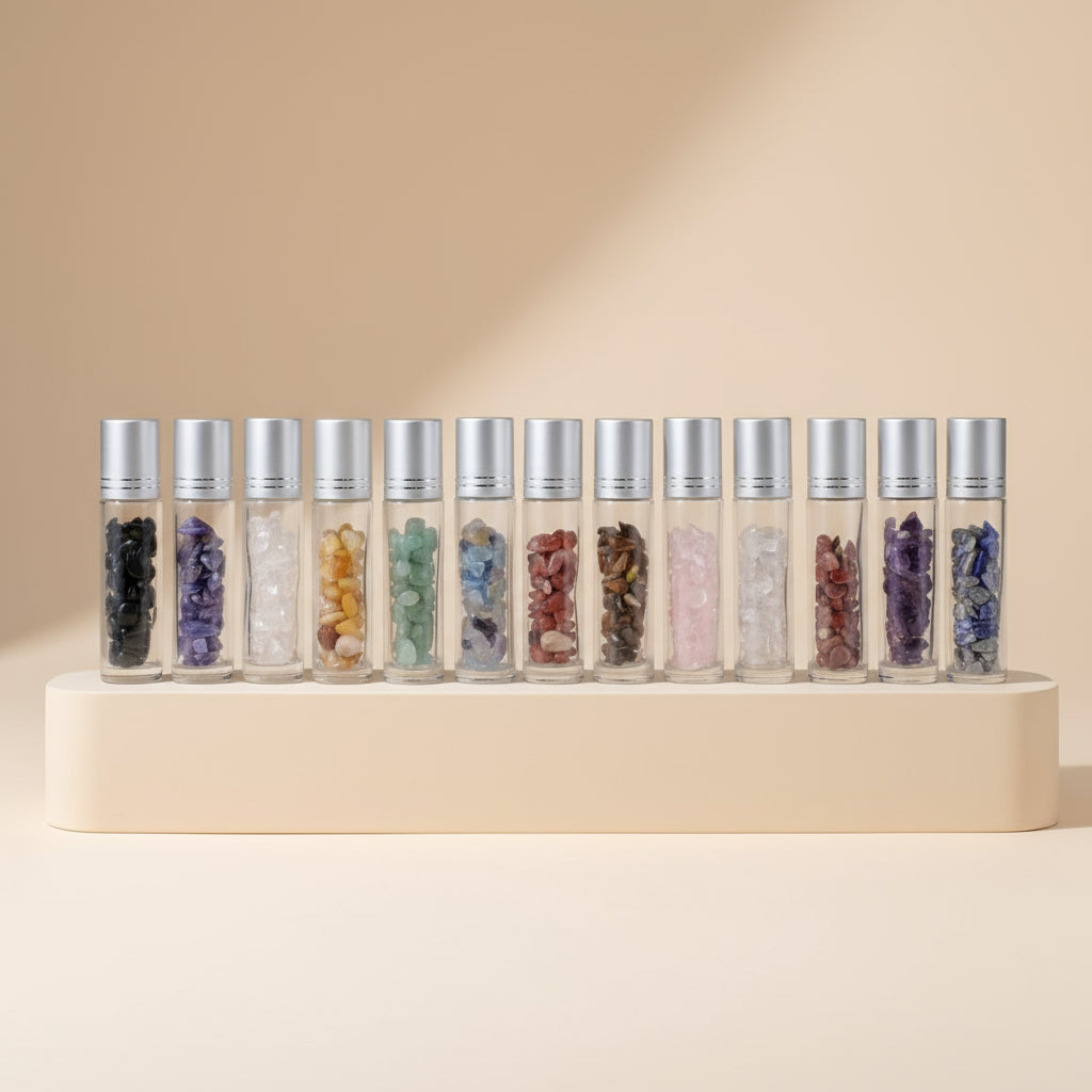 Flacons Roll-On en Pierres Naturelles (10 ml)