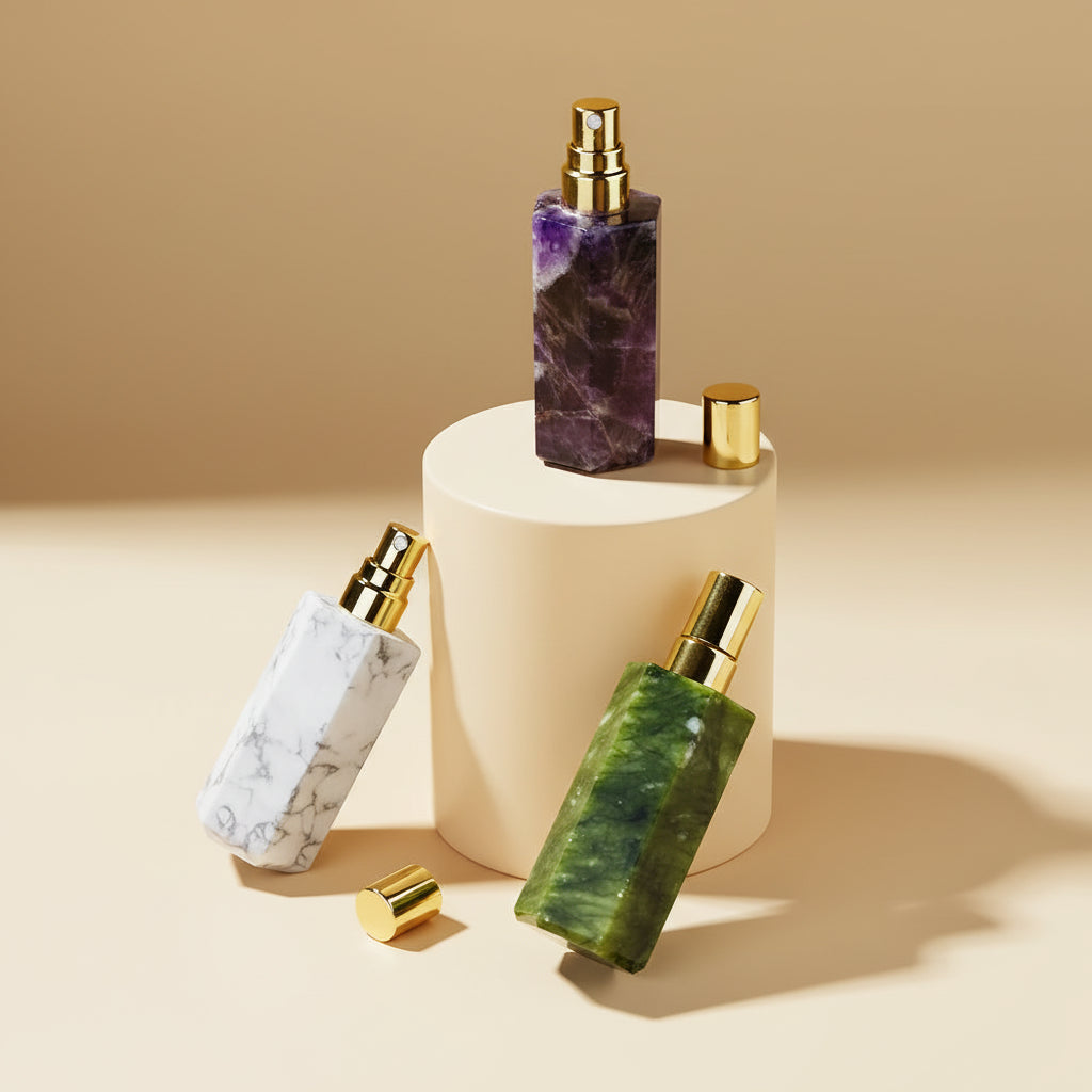 Flacon de Parfum en Cristal Naturel