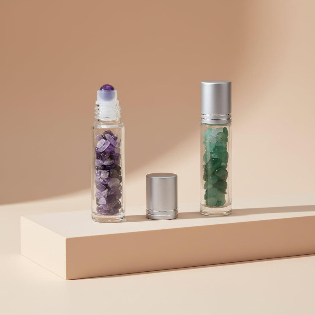 Flacons Roll-On en Pierres Naturelles (10 ml)