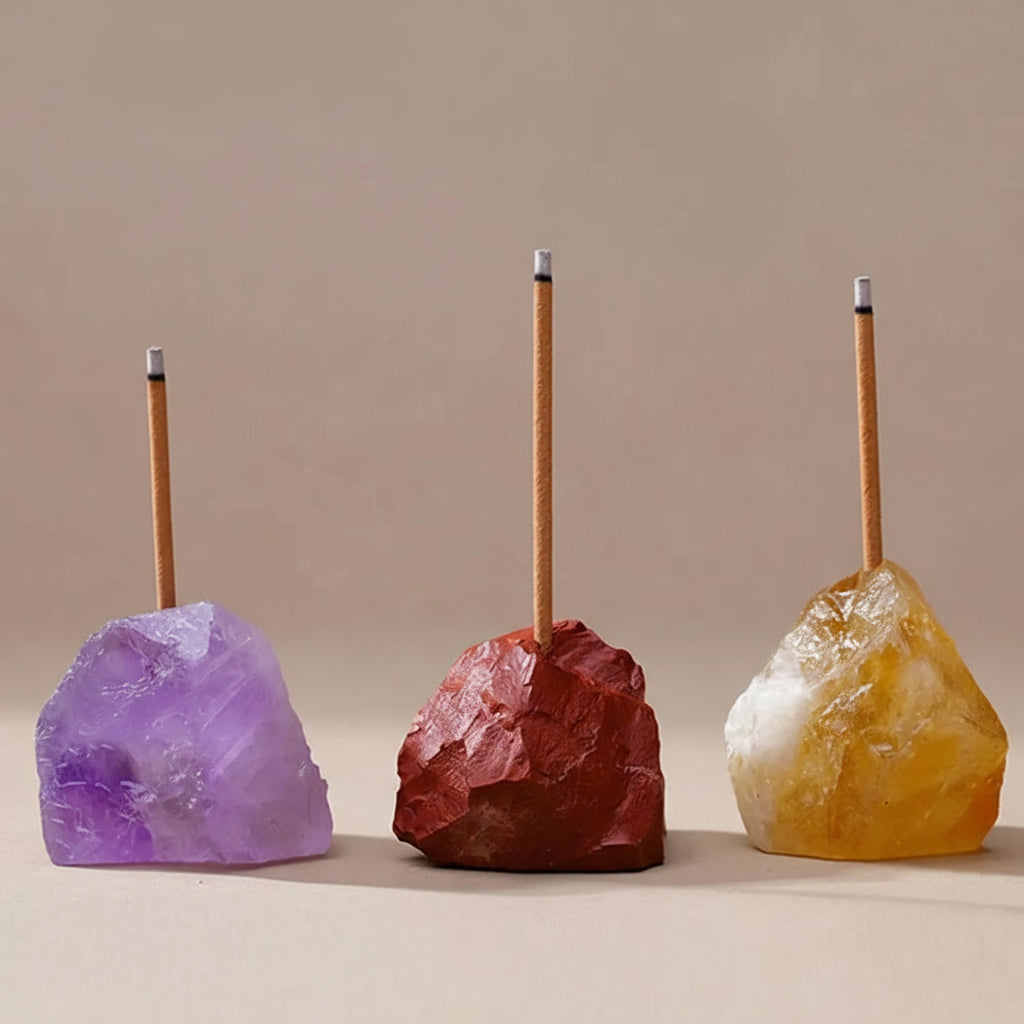 Porte-Encens en Pierre Naturelle