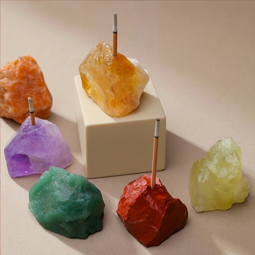 Porte-Encens en Pierre Naturelle