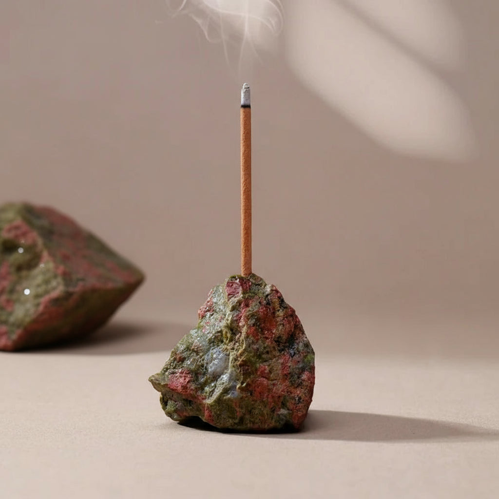 Porte-Encens en Pierre Naturelle