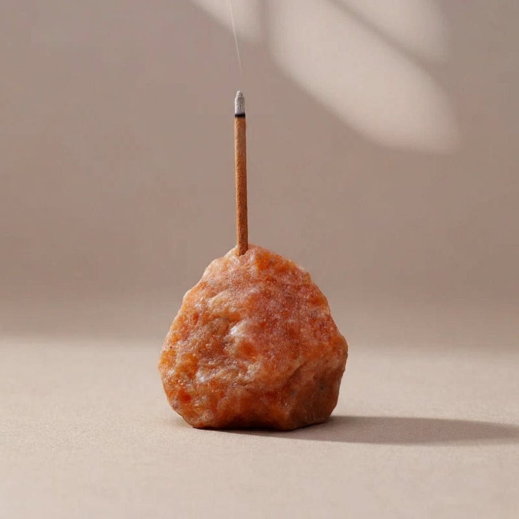 Porte-Encens en Pierre Naturelle