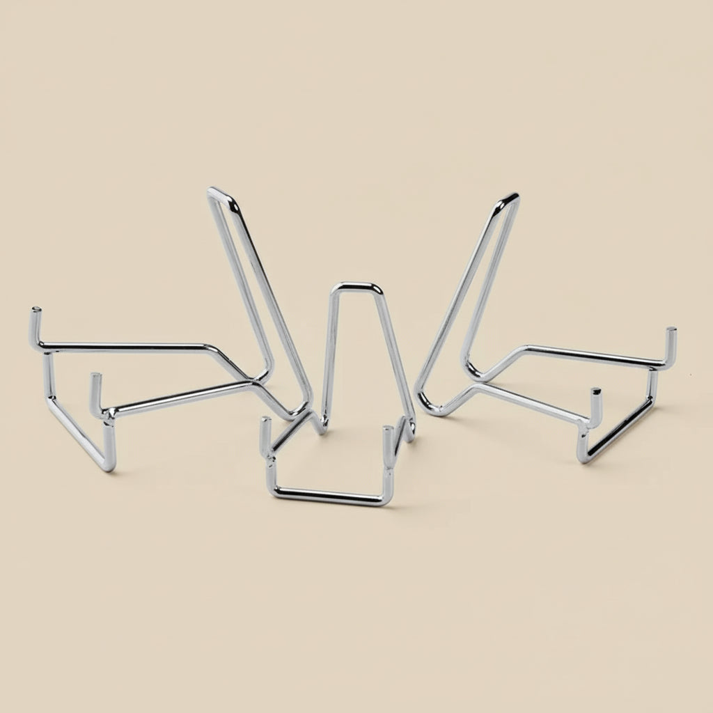 Support Métallique en argent pour Pierres Naturelles & Minéraux