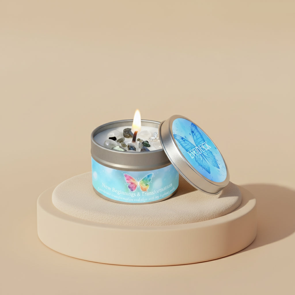 Bougie Sacrée Nouveaux départs et transformation