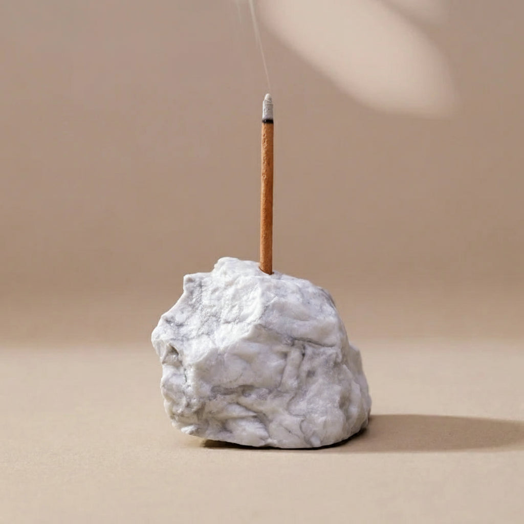 Porte-Encens en Pierre Naturelle