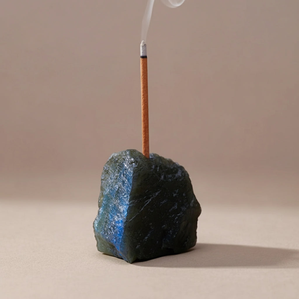 Porte-Encens en Pierre Naturelle