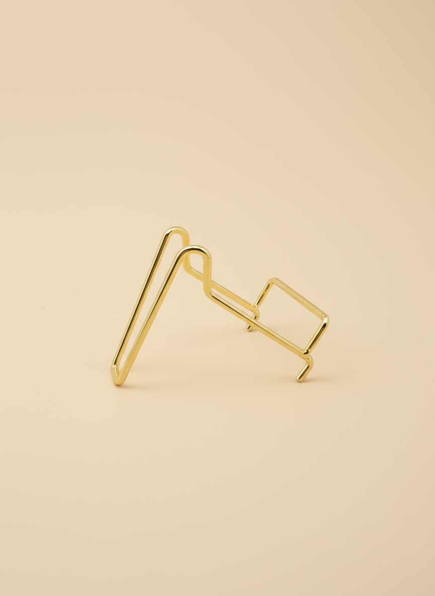 Support Métallique en or pour Pierres Naturelles & Minéraux